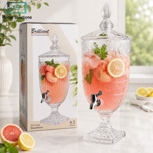 Glass Beverage Dispenser 4.5L 3 Glass beverage dispenser 4.5L