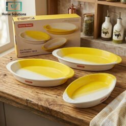 Danny Home 3-piece ceramic baking dish set
