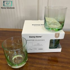 Danny Home Glass Set 4 Pieces 310ML - Green Gradient 6 glass1 1 - Home Solutions
