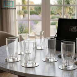 Azad Acrylic Lotus Glass Set 6 Pcs 250ml 5 glass1 3 - Home Solutions