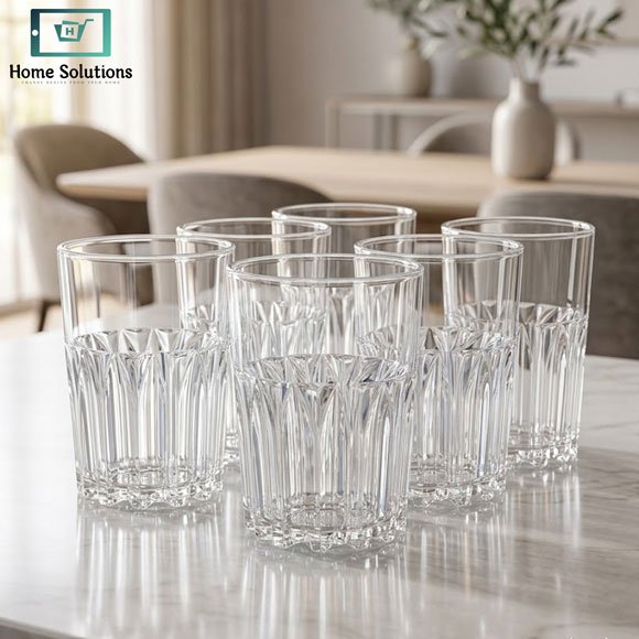 Premium Acrylic Drinking Glass Set of 6 2 Premium acrylic glass set of 6
