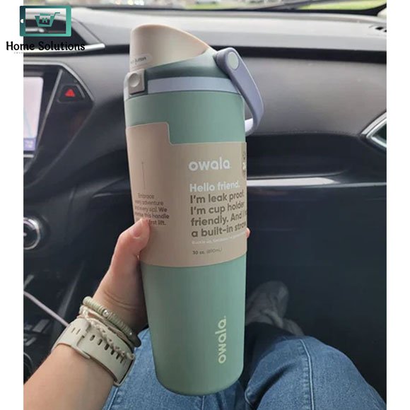 Owala FreeSip Sway Tumbler 30oz | Misty Meadow 4 Owala FreeSip Sway Tumbler 30oz | Misty Meadow - Image 2