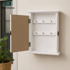 Rustic Home Wooden Key Holder Box 5 hol1 - Home Solutions