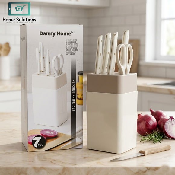 Danny Home Kitchen Knife Set 7 Pieces 2 Danny Home kitchen knife set 7 pieces