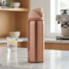 Owala FreeSip Water Bottle 32oz Metallic Rose Gold 2 Owala FreeSip Water Bottle 32oz Metallic Rose Gold
