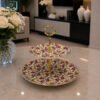 Royal Albert Serving Platter 2-Step - Rose Garden Luxe 1 Royal Albert 2-step serving platter