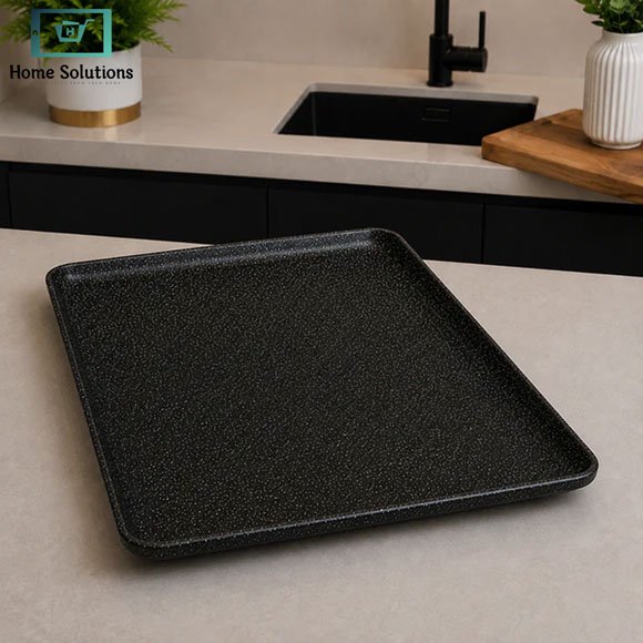 Winsor England Porcelain Rectangular Serving Plate 13 Inch - Black Speckled Finish 3 Winsor England porcelain rectangular serving plate 13 inch