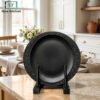 Winsor Stonecraft Dinner Plate Black 1 Winsor Moonstone dinner plate white