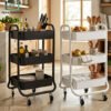 Danny Home 3-Tier Rolling Cart Multipurpose Trolley 1 Danny Home 3-tier rolling cart