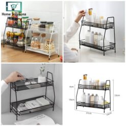 Smart 2-Tier Metal Storage Rack 5 rack1 1 - Home Solutions