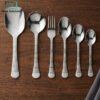 Premium Stainless Steel Cutlery Set 53 Pieces with Stand 1 Premium 53 piece stainless steel cutlery set