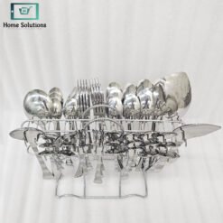 Premium Stainless Steel Cutlery Set 53 Pieces with Stand 9 set3 - Home Solutions