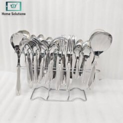 Premium Stainless Steel Cutlery Set 53 Pieces with Stand 9 st3 - Home Solutions