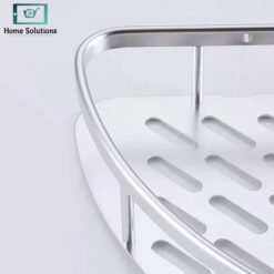 2-Layer Aluminum Corner Bathroom Shelf 9 stand3 - Home Solutions