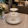 Royal Albert Serving Platter 3-Step - Blossom Pearl 1 Royal Albert 3-step serving platter