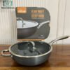 Danny Home Aluminium Non-Stick Energy Wok 28cm 1 Danny Home 4.5L aluminium non-stick Energy Wok with lid