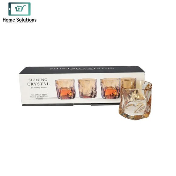 Shining Crystal Glass Set 4 Pcs 280ml 3 Shining Crystal Glass Set 4 Pcs 280ml - Image 2