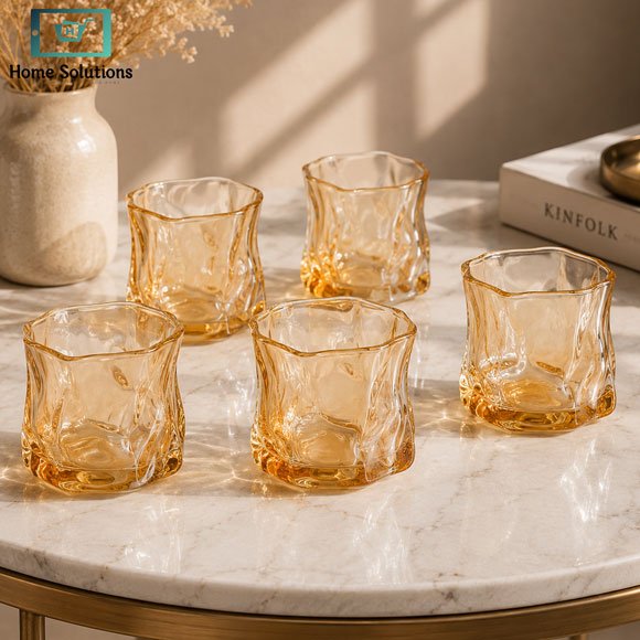Shining Crystal Glass Set 4 Pcs 280ml 2 Shining Crystal Glass Set 4 Pcs 280ml | Premium Drinking Glasses