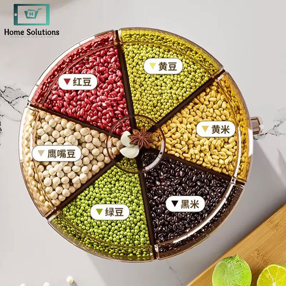 Rotating Multi-Grain Storage Dispenser 5 Rotating Multi-Grain Storage Dispenser - Image 4