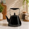Haus Roland Stainless Steel Kettle 1.0L & 1.5L - Black 1 House Roland Black Stainless Steel Tea Kettle 1.0L and 1.5L for Gas and Induction Cooktops