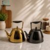 Haus Roland Stainless Steel Kettle 2.0LTR 1 House Roland Black Stainless Steel Tea Kettle 1.0L and 1.5L for Gas and Induction Cooktops