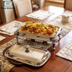 Luxury Stainless Steel Chafing Dish 3 Liter 7 Luxury 3 Liter Stainless Steel Chafing Dish Food Warmer1 - Home Solutions