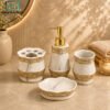 Luxury Bathroom Accessories Set 4-Piece 2 Luxury 4-Piece Ceramic Bathroom Accessories Set