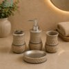 Luxury Bathroom Accessories Set 4-Piece 1 Luxury 4-Piece Ceramic Bathroom Accessories Set