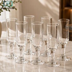 Melbify Inverted Beer Glass Set 6 Pcs 300ml 5 Melbify Inverted Beer Glass Set 6 Pcs 300ml1 - Home Solutions