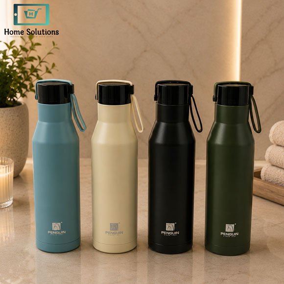 Penguin Stainless Steel Water Bottle 1000ml 3 Penguin 1000ml Stainless Steel Insulated Water Bottle for Hot and Cold Beverages