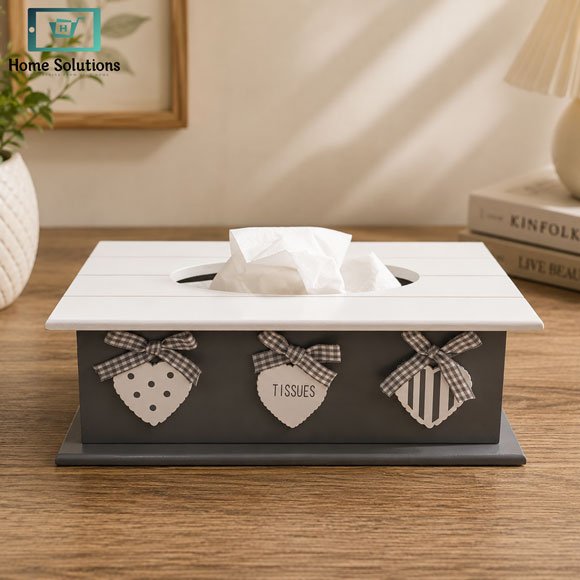 Premium Wooden Tissue Box Holder 3 Premium Wooden Tissue Box Holder with Natural Wood Finish