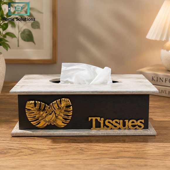 Premium Wooden Tissue Box Holder 2 Premium Wooden Tissue Box Holder with Natural Wood Finish