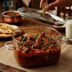 Premium Square Glass Cooking Pots with Lid 7 Square Glass Cooking Pots2 - Home Solutions